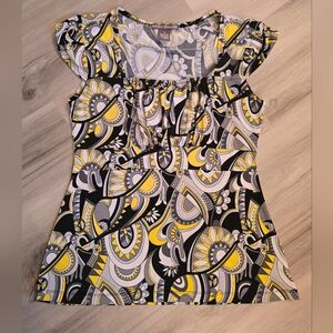 Vibrant Yellow and Black Women's Babydoll